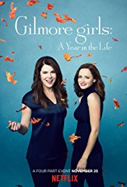 Gilmore girls a year in the life, Rory et Lorelai sur fond bleu
